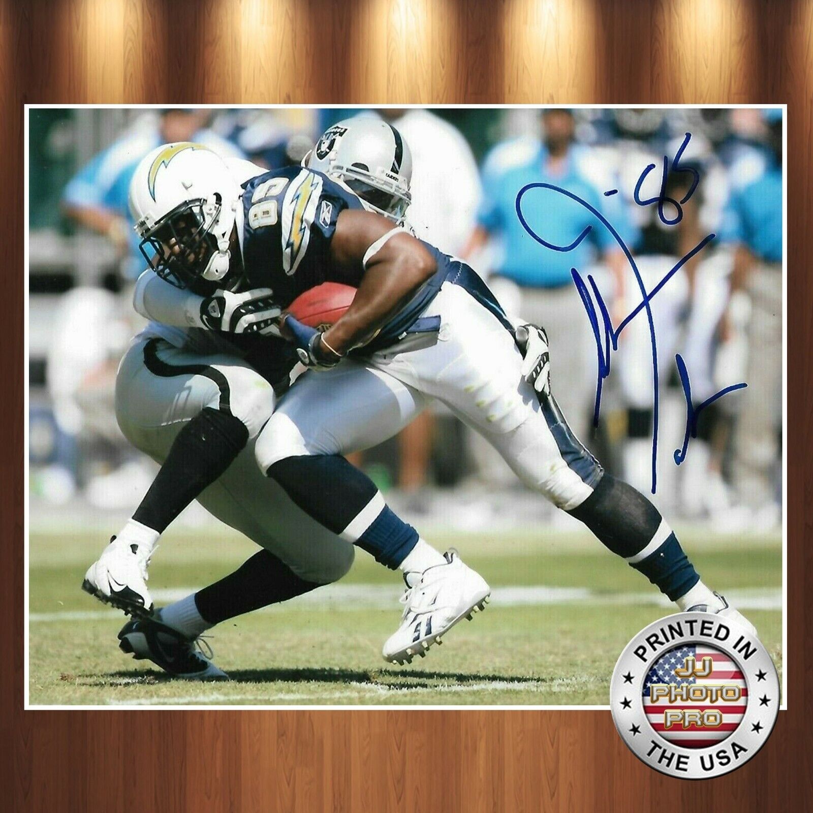 Antonio Gates Autographed Signed 8x10 Photo Poster painting (HOF Chargers) REPRINT