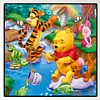 Winnie Pooh - Runde Bohrer Diamant Malerei 30*30CM