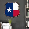 Texas - Shield Metal Tin Signs(12*12Inch)