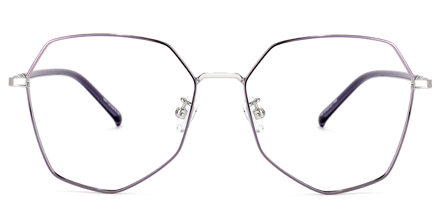 Joo Lila Geometrisch Brille Lila