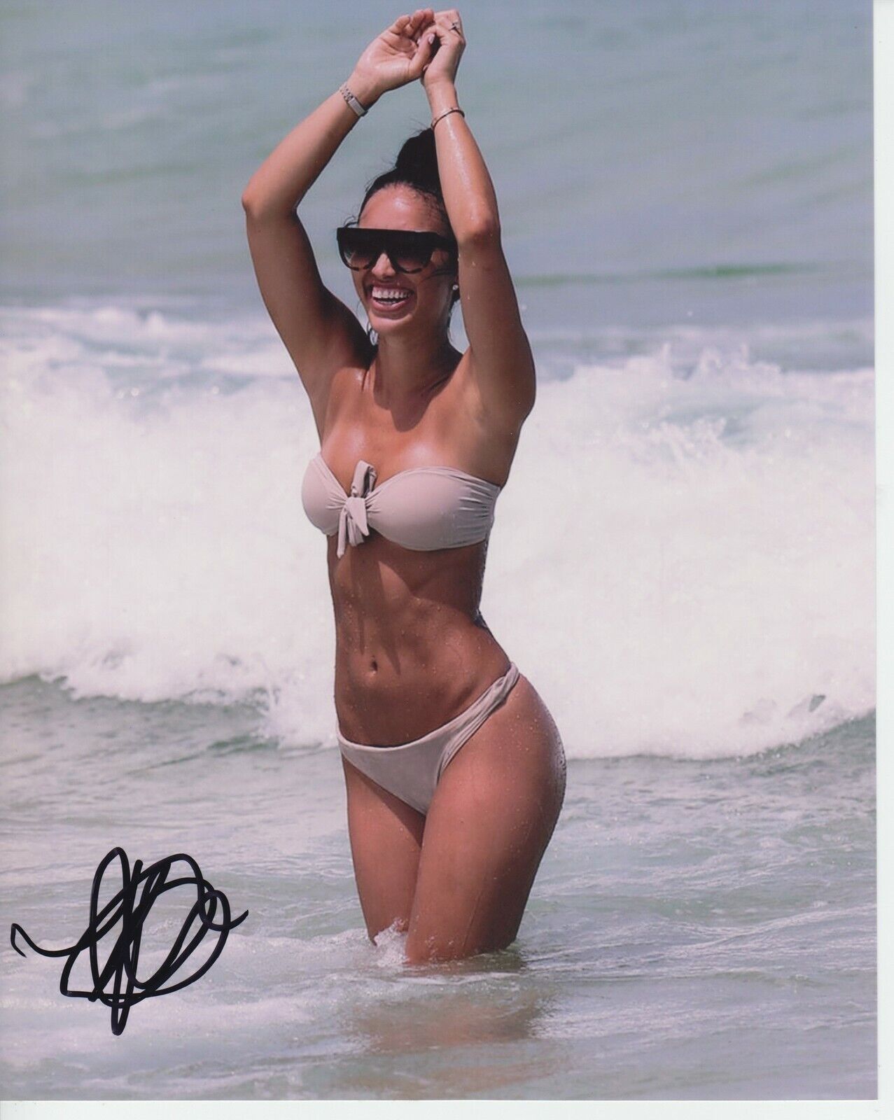 Bre Tiesi Sexy Model #6 8x10 Signed Photo Poster painting w/ COA -