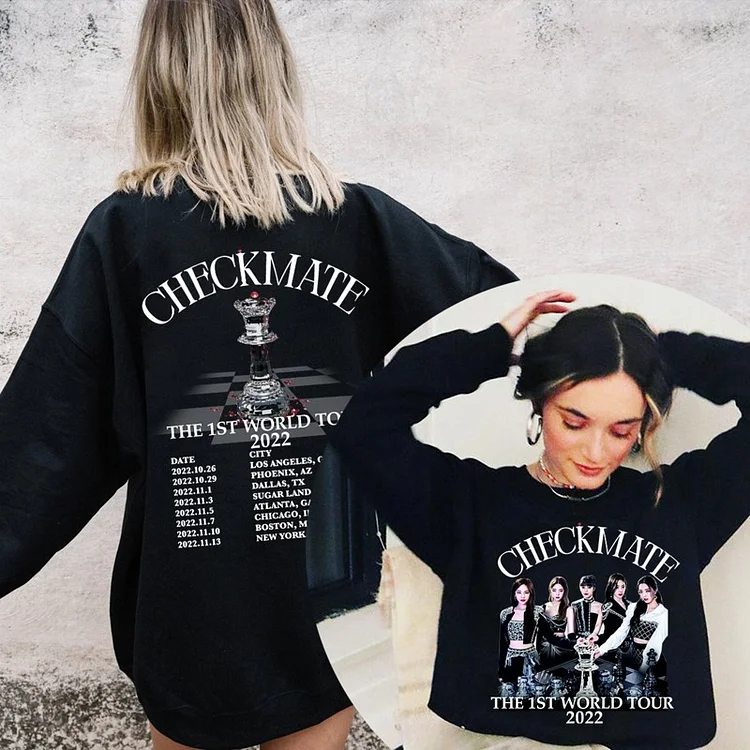 Itzy Checkmate Hoodie  FAST & Insured Worldwide Shipping