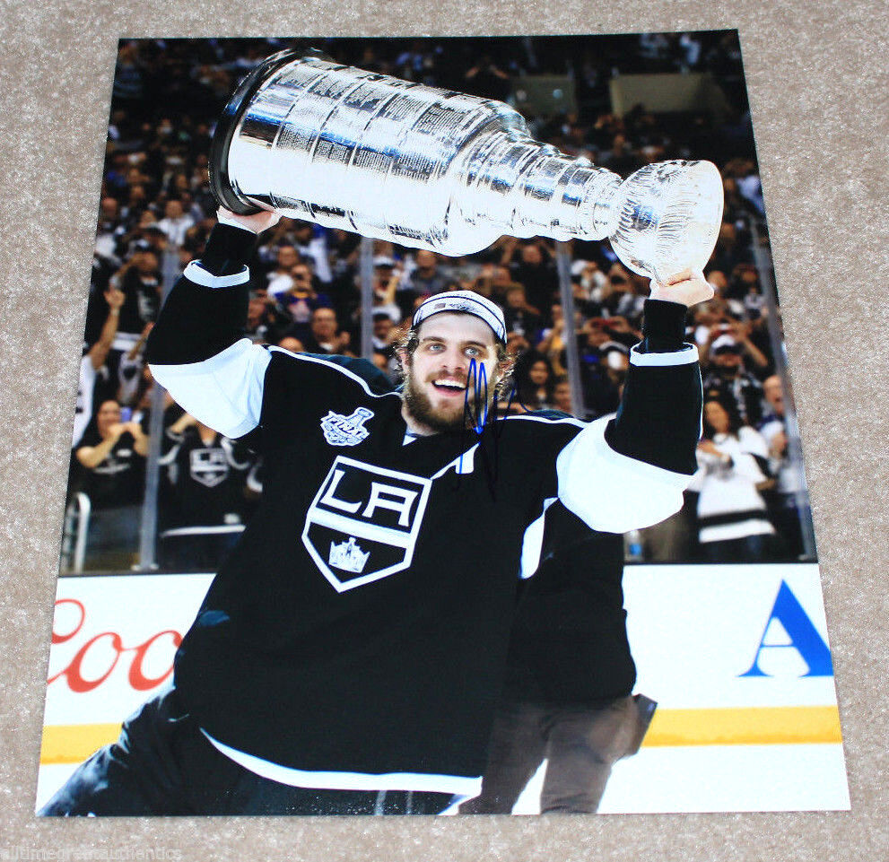 LOS ANGELES KINGS ANZE KOPITAR HAND SIGNED AUTHENTIC 11X14 Photo Poster painting w/COA NHL