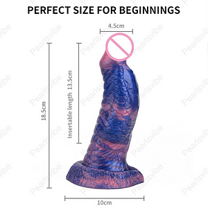 Tentacle Shaped Penis Soft Silicone Dildo For Women Penguin B