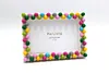  Candy DIY Building Block Photo Frame Kit,Creative Handmade Assembled Photo Frame Handmade Craft Gift Home Tabletop Display Decor