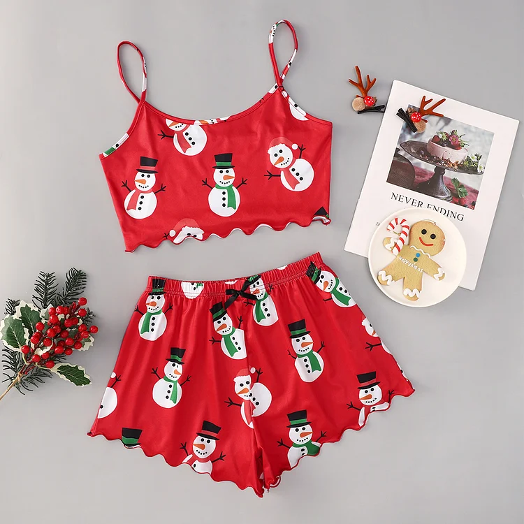 Iris's Christmas Lightweight Sleepwear Set