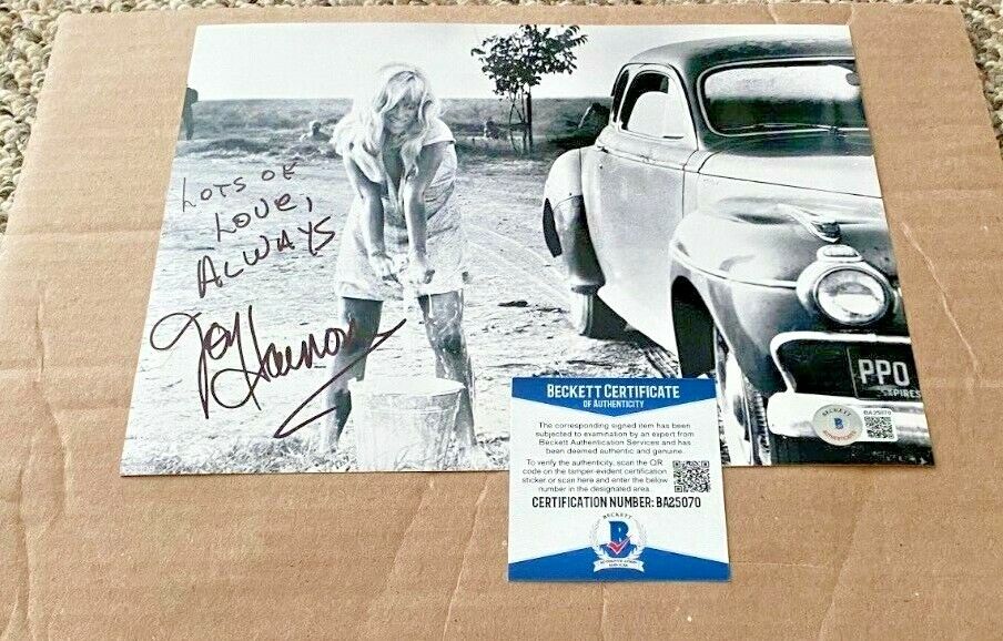 JOY HARMON SIGNED COOL HAND LUKE 8X10 Photo Poster painting BECKETT CERTIFIED BAS #2