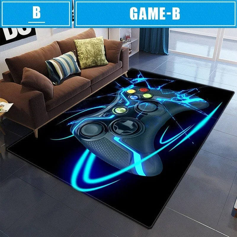 Home Balcony Rug Kid Carpet Game Controller Printed Carpets for Living Room Bedroom Floor Mat Alfombras Grandes Mat  Outdoor Rug 1227-1