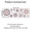 Round Blooming Pattern Wall Sticker Home Studio Store Decor