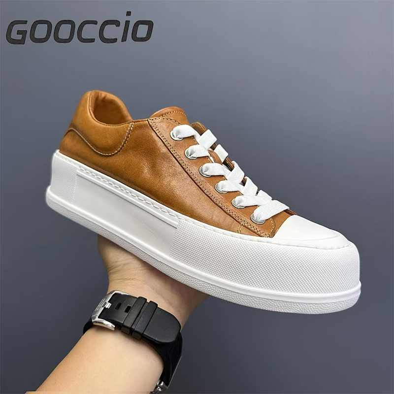 BC188 Horsehide Sneakers/Casual Shoes For Men GOOCCIO   