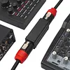 Professional Audio Connector 3PIN XLR Male To 3PIN XLR Speaker Coupler Connector Compatible for Neutrik NL4MP NL4MPR NL4FC NL4FX