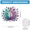 (US Only)Acrylic 2D Flat Peacock DIY Diamond Painting Desktop Ornaments Kit for Decor