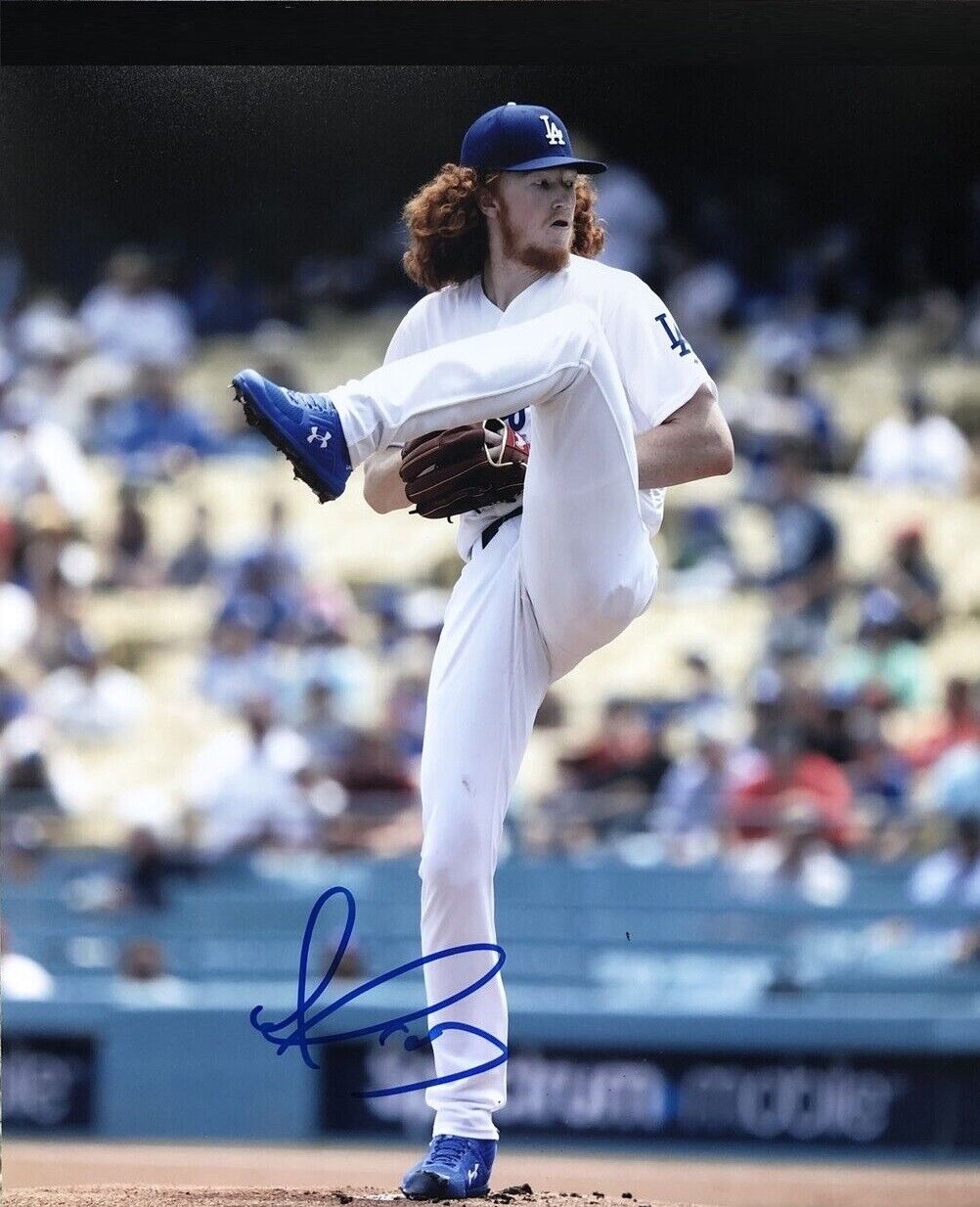 Dustin May Autographed Signed 8x10 Photo Poster painting ( Dodgers ) REPRINT