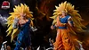 1/6 & 1/4 Scale Super Saiyan 3 Son Goku & Vegeta - Dragon Ball Resin Statue - Kylin Studio