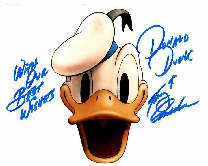 TONY ANSELMO signed autographed DISNEY DONALD DUCK Photo Poster painting GREAT CONTENT