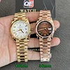 Rolex Day-Date 36 m128235-0075 Rose Gold Brown Ombr&eacute; Dial Fluted Bezel (36mm) Super Clone