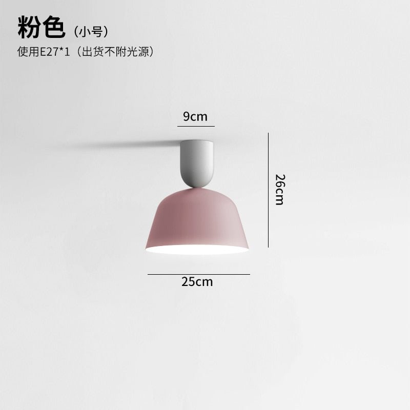 Modern LED Ceiling Lamp Color Ceiling Lights Lighting Luminaria Bedroom Living Room Restaurant Hanging Lamp Nordic Ceiling Light