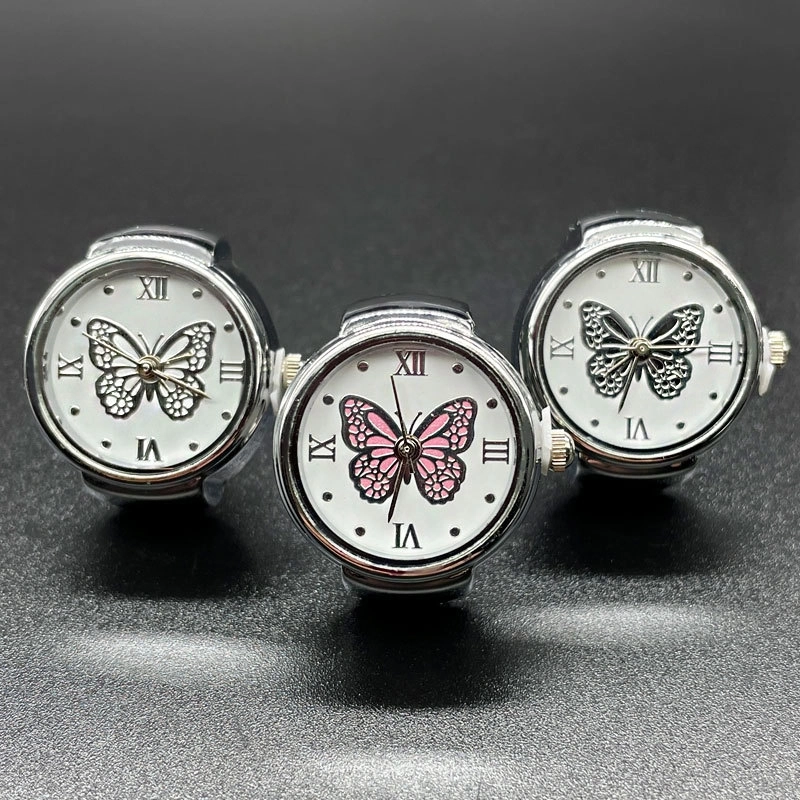 Sweet Butterfly Quartz Watch Rings Women’s Watches