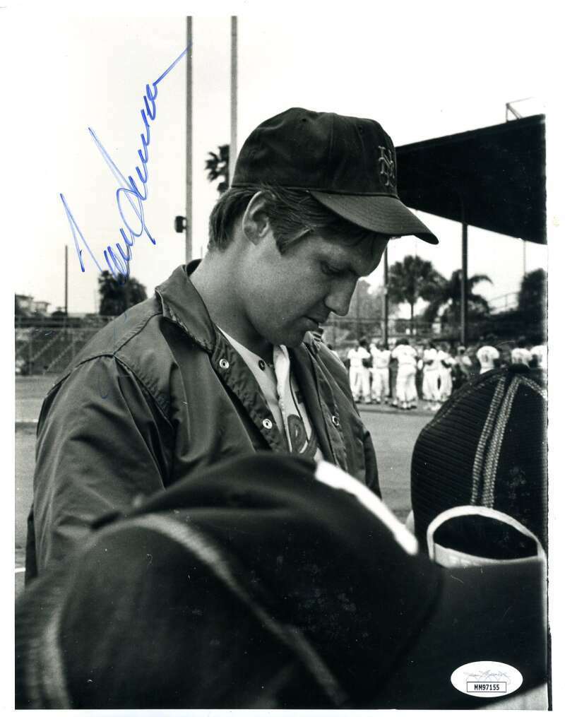 Tom Seaver JSA Cert Signed Vintage Original Photo Poster painting Autograph