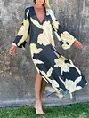 Printed Loose Casual Dress