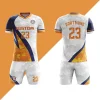 Custom Men's & Women's Football Training Suit Short-Sleeved Soccer Uniform for Students & Teams Automated Cutting