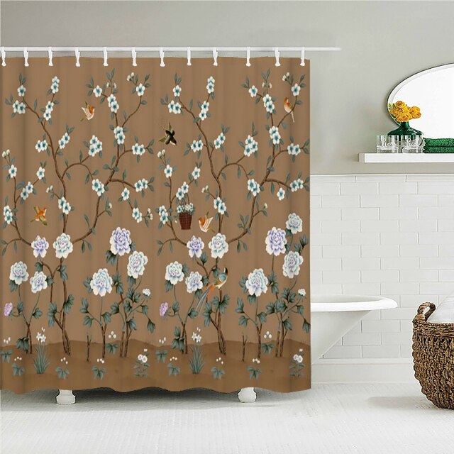 

Shower Curtain – Japanese style Flower Birds-180*180cm, 501 Original