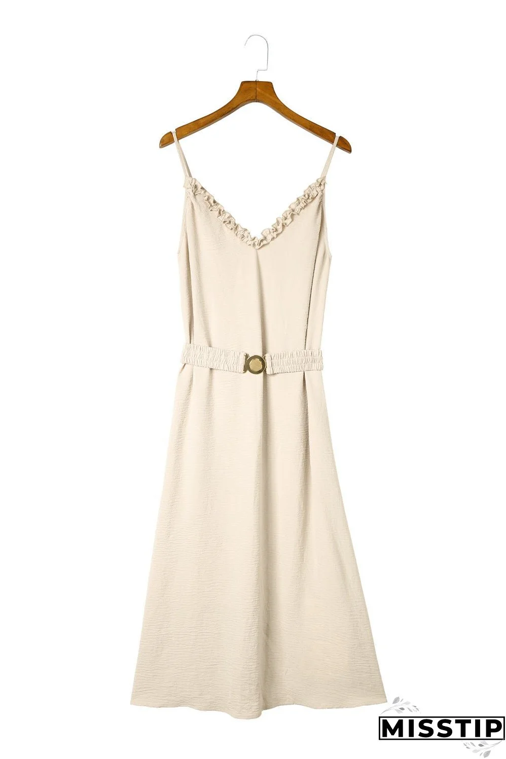 V Neck Sleeveless Maxi Dress