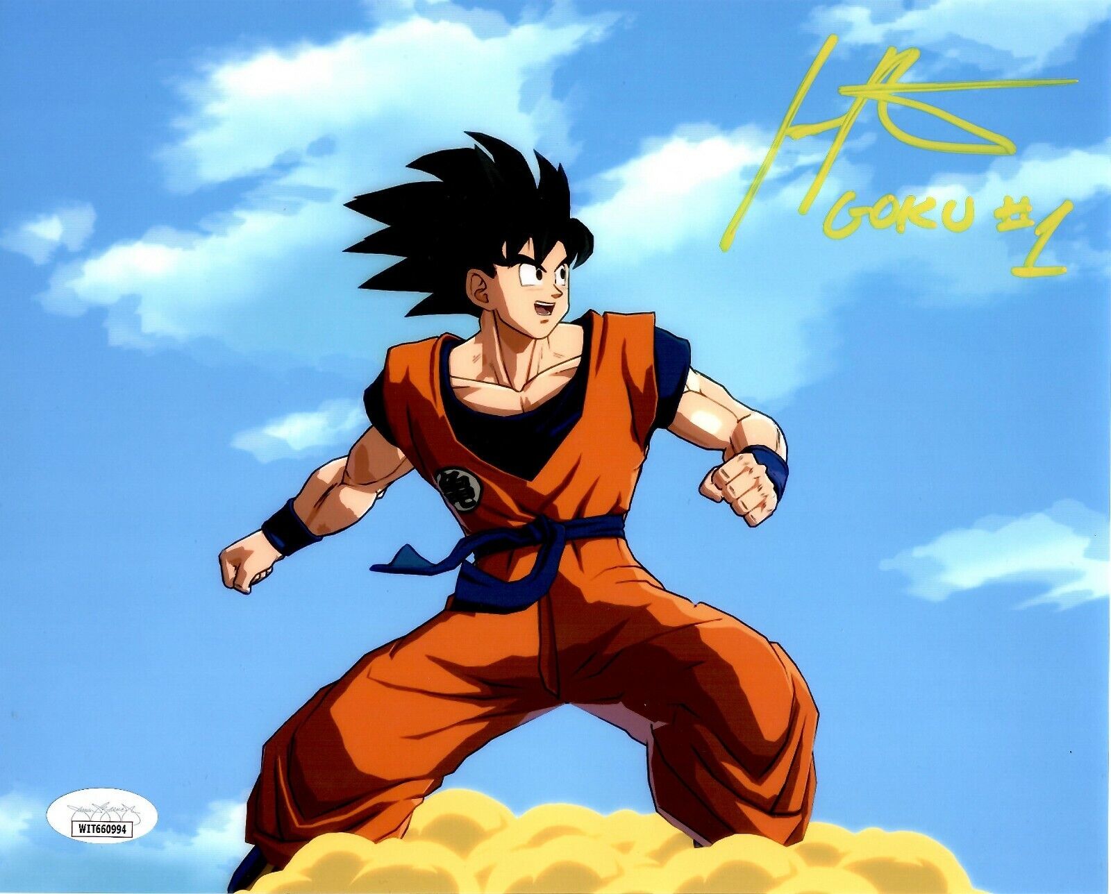 Ian James Corlett autographed inscribed 8x10 Photo Poster painting Goku JSA COA Dragon Ball Z