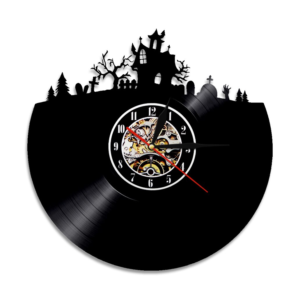

Black Cat - Vinyl Record Wall Clock - Without LED, 501 Original
