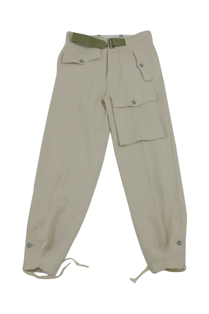   Wehrmacht German Panzer Summer HBT Off-White Trousers German-Uniform