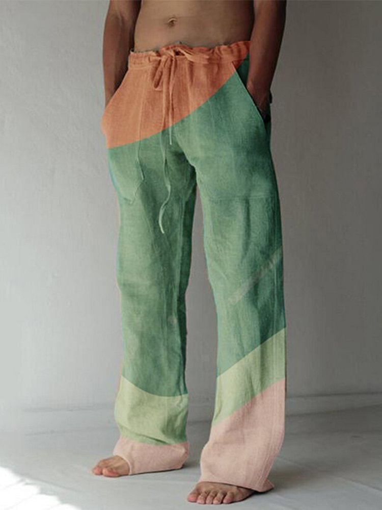 Pre-sale Men's casual tie-dye printed casual pants