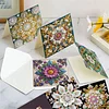 6Pcs Diamond Painting Greeting Card Mandala Diamond Handmade Card Kit