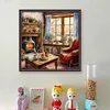 (US Local)Winter Warming Room-11CT Stamped Cross Stitch Kit(50x50cm)