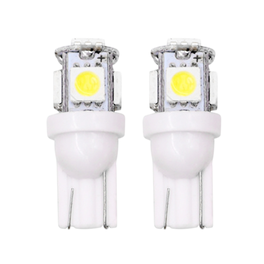 

1 Pair T10 W5W 5SMD LED Bulb 5050 Car Auto Width Indicator Interior Lights, Lake blue, 501 Original