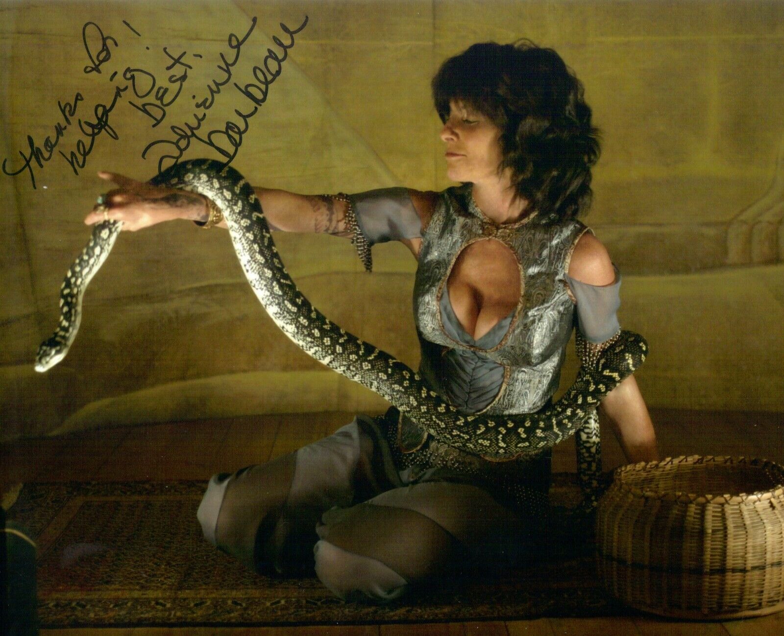 SEXY AUTOGRAPHED 8X10 SIGNED BY ADRIENNE BARBEAU STARRED IN MAUDE UACC COA