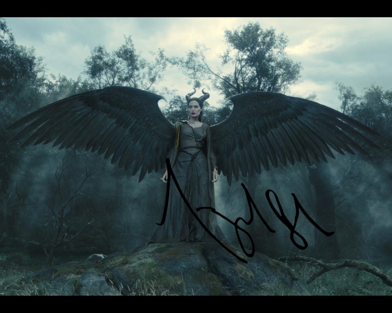 MALEFICENT Angelina Jolie SIGNED AUTOGRAPHED 10 X 8