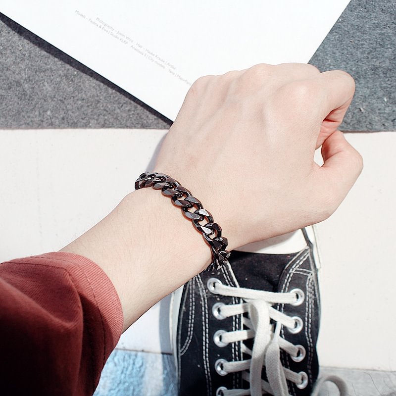 Fashion Titanium Steel Dark Bracelet