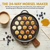 19 Holes Takoyaki Grill Pan Octopus Ball Maker Non-Stick Takoyaki Pan Pre-Seasoned Cast Iron Octopus Ball Grill for Baking Cooking Kitchen Gadgets