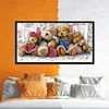 14CT/11CT Little Bear Family - Stamped Cross Stitch 54*31cm/21.26*12.2in(Brand)