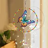 DIY Diamond Painting Double-sided Rotatable Hanging Wind Chime Suncatcher Hanging Kit