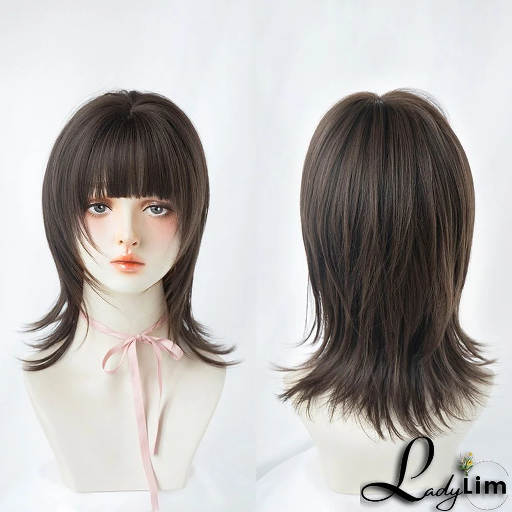 Natural Short Irregular Tail Wig