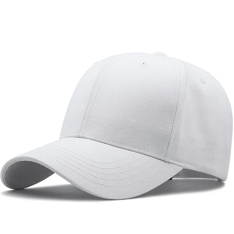 2023 Adult Hard Cotton Big Size Baseball Hat Woman Solid Color Sun Cap Hiphop Man Plus Size Snapback Cap 55-60cm 60-65cm