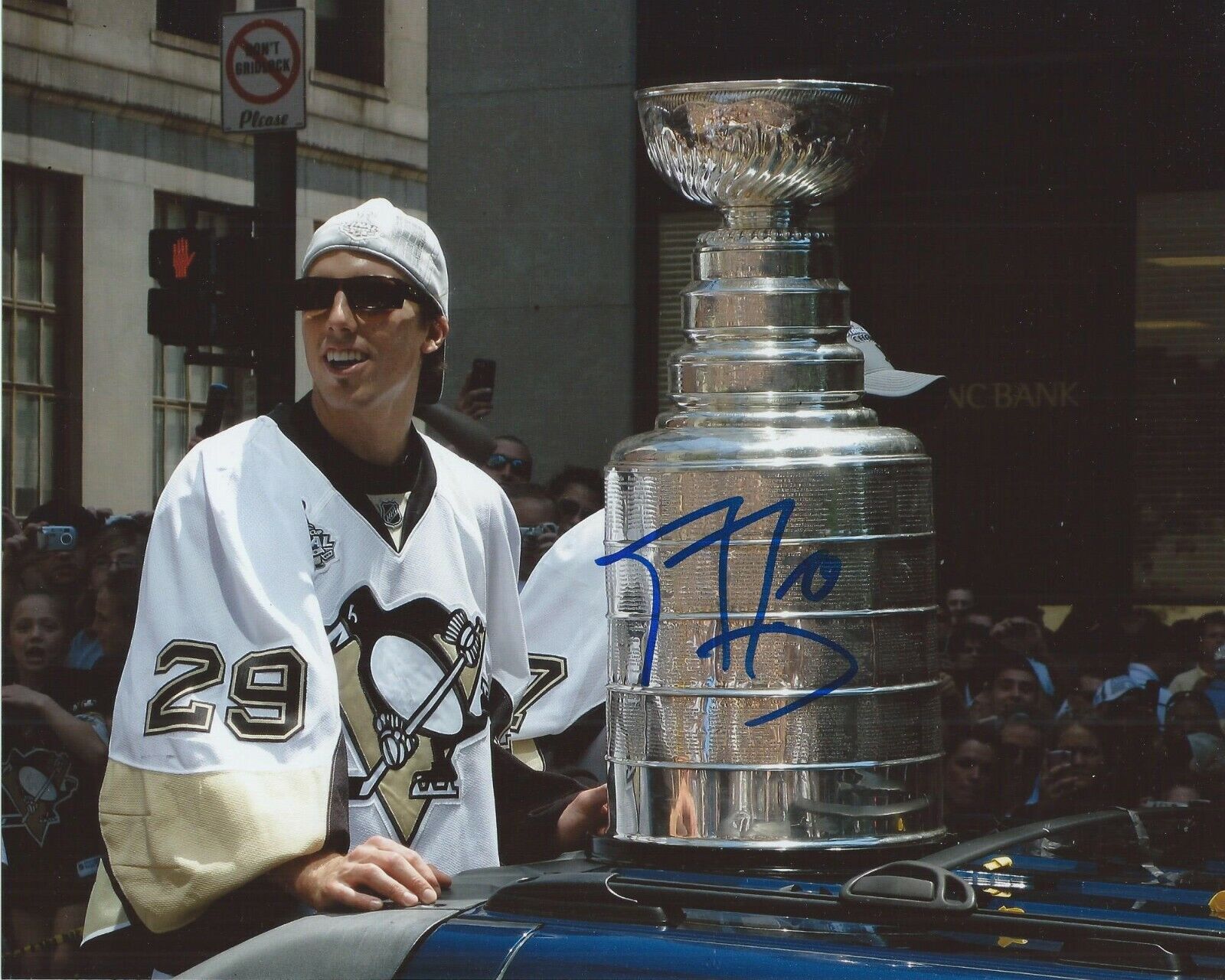 Marc-Andre Fleury Signed 8x10 Photo Poster painting Pittsburgh Penguins Autographed COA