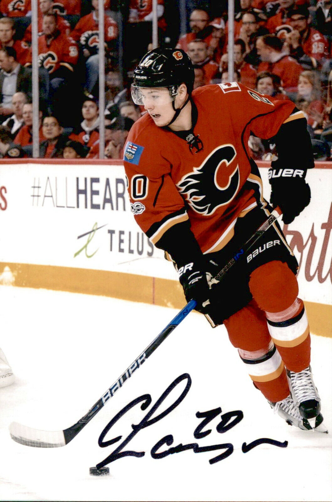 Curtis Lazar SIGNED autographed 4x6 Photo Poster painting CALGARY FLAMES #3