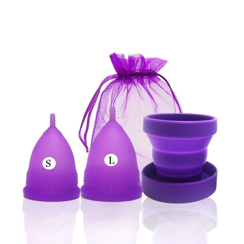Medical Silicone Menstrual Cup Foldable Silicone Cup for Clean Menstrual Period Cup