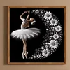 Daisy Flower Ballerina - Round Drill Diamond Painting - 40*40CM