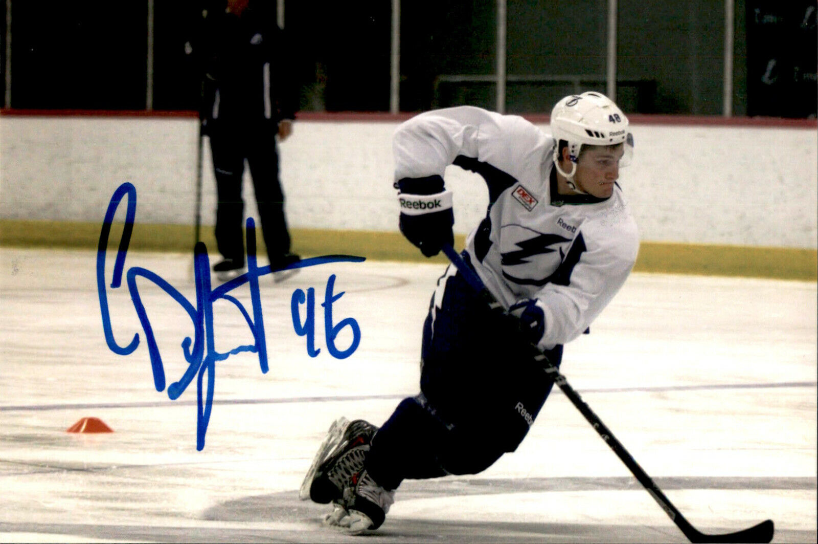 Cristiano DiGiacinto SIGNED 4x6 Photo Poster painting TAMPA BAY LIGHTNING