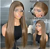 Premium Japanese Kanekalon Futura Blended Wig  High Temperature Heat Resistant Fiber,Transparent Lace 22inch
