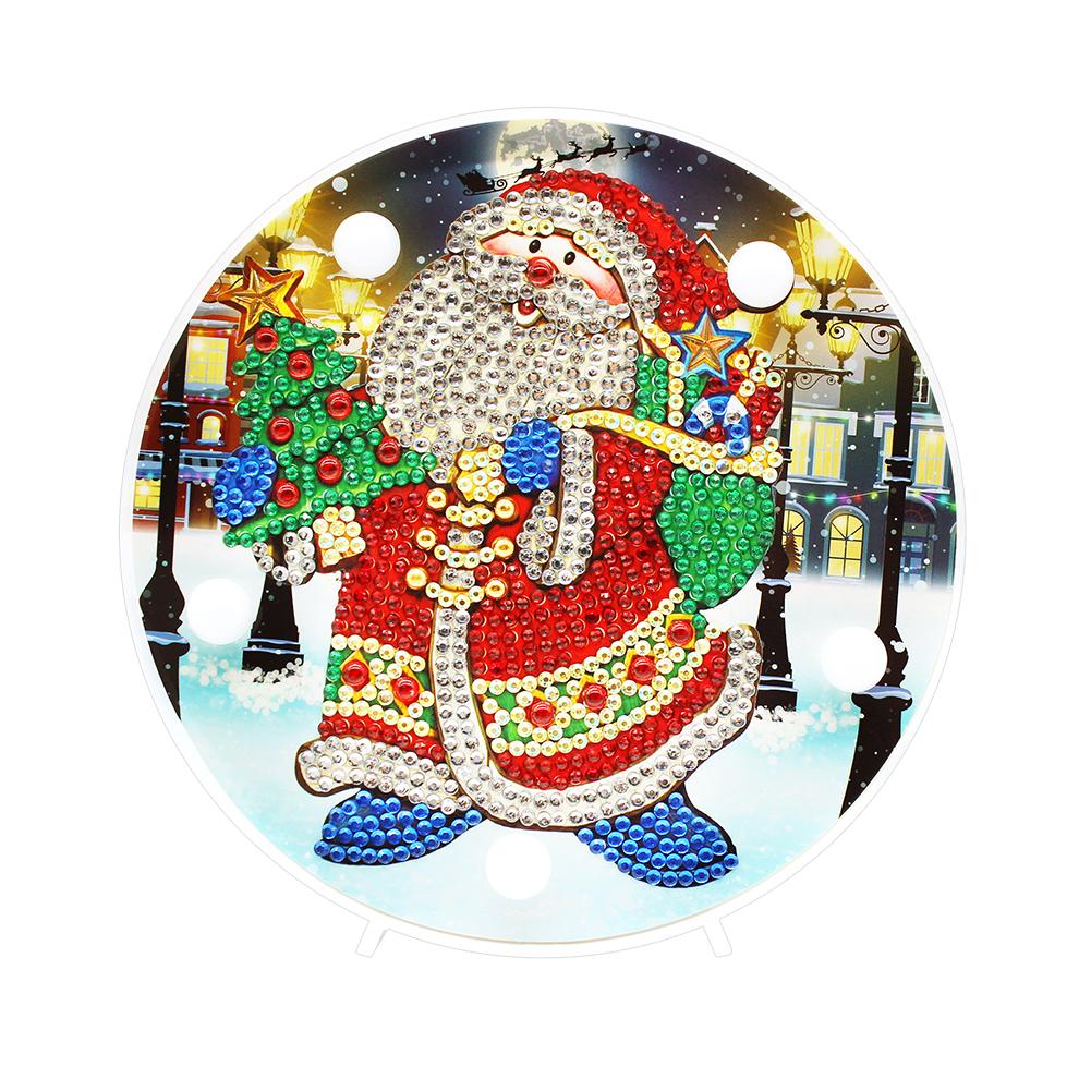 

Santa Claus-DIY Creative Diamond LED Lamp, 501 Original