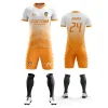 New Sports Wear Soccer Uniform Sets for Adults New Style Solid Color Custom Size Men Soccer Professional Uniform
